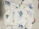 愛貝迪拉新生嬰兒半背衣純棉A類上衣出生寶寶長袖嬰兒衣服0-3月護(hù)肚衣52碼 曬單實拍圖