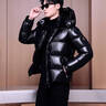 帝虎高奢白鵝絨加厚羽絨服男2025高級(jí)感冬裝新款短款高端時(shí)尚品牌 黑色 L (175) 曬單實(shí)拍圖