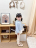 班喜迪女童褲子秋裝2025新款兒童休閑褲童裝喇叭褲春秋款寶寶外穿打底褲 米色 100 曬單實(shí)拍圖