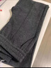 帛芮微喇運動褲女春夏季2025薄款垂感顯瘦中線刺繡喇叭褲休閑褲子女 曬單實拍圖