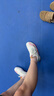 李寧羽毛球鞋突襲4男女同款減震回彈羽毛球?qū)I(yè)鞋AYZU009 標(biāo)準(zhǔn)白/鸚鵡綠-1 38 曬單實(shí)拍圖