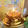 星光緣防風(fēng)酥油燈液體油燈蓮花供佛供奉拜佛長(cháng)明燈佛字蠟燭油燈佛前供燈3天 曬單實(shí)拍圖