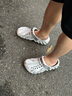 卡駱馳crocs波波大理石紋洞洞鞋舒適輕便男沙灘鞋包頭拖鞋女鞋|208454 月光灰/彩色-1NL 41 /42(260mm) 曬單實拍圖