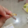 潮宏基足金黃金戒指女生日禮物計(jì)價(jià) 麥穗 SRG30005336 約3.15g 曬單實(shí)拍圖