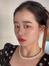 兩世歡S999純銀圓珠耳釘女生足銀養(yǎng)耳洞小巧簡約洗睡免摘耳骨釘耳針耳飾 圓頭耳釘 4mm一對 曬單實(shí)拍圖