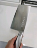 十八子作不銹鋼家用菜刀 耐滑手柄刀具盈光斬切刀SL1703-AB【彩盒裝】 曬單實(shí)拍圖