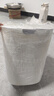 華萍垃圾桶無蓋大號15L奶黃客廳廚房衛(wèi)生間廁所家用壓圈式垃圾桶 曬單實拍圖