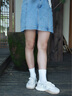 森達阿甘鞋女款2025秋新運動(dòng)風(fēng)跑步拼接厚底休閑鞋WP022CA5 米白 37 曬單實(shí)拍圖