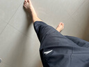 安踏男褲速干七分褲男夏季新款冰絲透氣休閑褲運(yùn)動(dòng)中褲男士跑步褲子男 （推薦款夏季速干褲拉鏈款）黑色 M /170cm (適合120-130斤) 曬單實(shí)拍圖