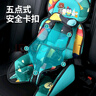 迪加倫汽車安全帶固定兒童坐墊簡約便攜式車上睡覺神器車載兒童座墊男孩 曬單實拍圖