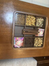 瑪格途九宮格干果盒胡桃木堅果盤客廳家用高級感瓜子實(shí)木零食收納糖果盒 【單層】九宮格方形果盒 1層 曬單實(shí)拍圖