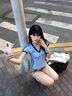 佐敘美式插肩袖短袖t恤女夏季新款球衣辣妹修身V領(lǐng)正肩短袖T恤上衣女 藍色 M (90-105斤） 曬單實拍圖