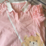 Classic Teddy精典泰迪女童連衣裙兒童裙子夏季polo裙中小童公主裙 淺粉  130  曬單實(shí)拍圖