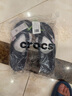 卡駱馳（crocs）男女人字拖 貝雅卡駱班輕便舒適透氣拖鞋 205393-4CC M8W10 曬單實(shí)拍圖