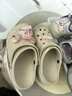 卡駱馳crocs貝雅卡駱班兒童洞洞鞋沙灘鞋男女童包頭拖鞋/207018/207019 冬日白-11S 33 (200mm) 曬單實拍圖