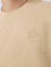 卡賓（CABBEEN）【刺繡抗菌】涼感速干短袖T恤男2024夏季新款純色休閑潮上衣 杏色15 L /175/50 曬單實拍圖