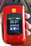 紐曼L660新款4G全網(wǎng)通老人翻蓋手機(jī)老人機(jī)翻蓋機(jī)老年手機(jī)大屏幕大聲音 紅色【頂配8510電能】 移動4G版 曬單實(shí)拍圖