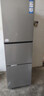 海爾（Haier）251升風(fēng)冷無(wú)霜三開門多門家用小冰箱小型海爾255升級(jí)款宿舍租房一級(jí)能效節(jié)能BCD-251WGHC3E7WV(銀) 曬單實(shí)拍圖
