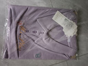 MsShe【減齡刺繡polo衫正肩短袖T恤】大碼女裝2025夏裝胖mm巨顯瘦 帆船刺繡-桔梗紫色現(xiàn)貨 3XL 曬單實(shí)拍圖