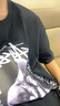 斯圖西（stussy）潮流STU字母圖西美式短袖印花男女情侶同款寬松T恤上衣 黑色 XL 曬單實(shí)拍圖