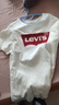 Levi's李維斯情侶美式寬松印花時尚簡約舒適潮流純棉圓領短袖T恤 白色 002A0-0000 XL 曬單實拍圖
