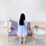 G.DUCKKIDS小黃鴨愛(ài)莎公主裙女童連衣裙秋裝2025新款兒童艾莎裙子女寶寶紗裙 藍色 110 建議4~5歲【100-110cm】cm 曬單實(shí)拍圖