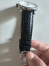 卷尾蜥單面圓紋鱷魚皮表帶男真皮女原裝適用浪琴天梭歐米茄積家萬(wàn)國(guó)寶珀萬(wàn)寶龍手表帶 黑帶-無(wú)扣（需要開(kāi)口請(qǐng)備注） 20mm（表盤接口寬） 曬單實(shí)拍圖
