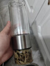 尚明茶水分離雙層耐熱玻璃沖泡茶過濾隨手杯戶外便攜旅行商務(wù)車載水杯 不銹鋼中圈(不帶提繩) 238ml 曬單實拍圖