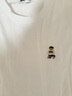 SPAO100%純棉短袖T恤男女2025夏季新款舒適親膚上衣SPDX25SD01XY 白/象牙熊-貼布繡 M 曬單實(shí)拍圖