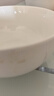 浩雅釉下彩景德鎮(zhèn)餐具家用6英寸面碗陶瓷碗米飯碗可2只裝純白 曬單實(shí)拍圖