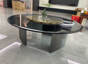 石福記圓形茶盤國畫石天然整塊原石茶臺2024新款現(xiàn)代輕奢家用辦公干泡 (36*36*3（cm）整塊國畫石) 曬單實拍圖