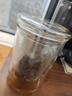 唯銘諾（WEIMINGNUO）耐高溫過(guò)濾泡綠茶花茶杯可加熱玻璃杯帶蓋雙層茶水分離杯子500ML 曬單實(shí)拍圖