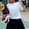 Champion【吸濕排汗】冠軍男女童短袖T恤親子裝25夏新款運動透氣兒童上衣 曬單實拍圖