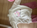 little mori小森林童裝女童衛(wèi)衣兒童上衣半高領(lǐng)秋冬裝 淺粉色 100 cm/3歲 曬單實(shí)拍圖