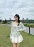 莫代爾冰絲防曬衣女2025新款防紫外線夏季薄款瑜伽服修身女士戶外短外套 【冰桃粉】 M 【建議100-120斤】 曬單實拍圖