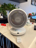 夏普 （SHARP）電風扇空氣循環(huán)扇家用臺扇低噪電風扇搖頭渦輪對流大風力辦公室宿舍桌面風扇節(jié)能小風扇 【遙控款】抗菌扇葉+凈化除菌+香薰驅蚊 曬單實拍圖