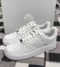 耐克（NIKE）女鞋 AIR FORCE 1 AF1空軍一號女子小白鞋板鞋運動(dòng)鞋休閑鞋 DD8959-100 白色 37.5 曬單實(shí)拍圖