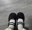 達(dá)芙妮官方瑪麗珍女鞋2025新款春秋厚底百搭小皮鞋女學(xué)院風(fēng)高跟單鞋女 亮黑色【金屬愛心】 6cm增高顯瘦 36 曬單實(shí)拍圖