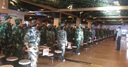 嬰佳福迷彩服套裝初高中大學(xué)生夏季海迷軍訓(xùn)服全套男t恤短袖學(xué)校訓(xùn)練服 灰迷【斜紋外套+長褲+帽+腰帶】 170 （適合110-120斤） 曬單實(shí)拍圖