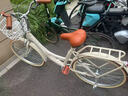 飛鴿（FLYING PIGEON）自行車成人通勤車自行車學(xué)生單車成人自行車通勤自行車女士自行車 標(biāo)配奶油米|單速|(zhì)輻條輪+禮包 24寸適合150-170cm 曬單實拍圖