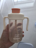 小土豆（potato）兒童水杯PP牛奶杯直飲吸管杯帶手柄2歲以上 330ml晨橘黃 曬單實(shí)拍圖
