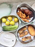 蘇泊爾飯盒上班族大容量保溫飯盒小學(xué)生便當(dāng)盒不銹鋼餐盒分隔餐盤 【羅勒青】 3層 2100ml 曬單實拍圖