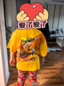安踏兒童T恤男大童裝火影忍者聯(lián)名短T2025年夏季新款潮流純棉舒適短袖 蠟筆黃-6 170 cm 曬單實(shí)拍圖