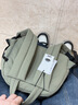 LEE輕盈簡(jiǎn)約學(xué)生書(shū)包男2025秋冬新款帽檐雙肩包潮流百搭休閑背包女 甘草綠（小號/可放9.7寸ipad） 曬單實(shí)拍圖