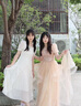 唐努烏（Tang Nu wu）高端法式晚禮服女畢業(yè)新款成人禮服演出服宴會氣質(zhì)聲樂藝考長裙 香檳色 M 【95-105斤】 曬單實(shí)拍圖