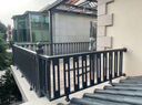 鋁藝護欄 鋁合金圍墻圍欄別墅庭院柵欄 室外小區陽(yáng)臺護欄庭院護欄 曬單實(shí)拍圖