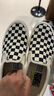VANS范斯中性鞋Slip-On VR3低幫經(jīng)典帆布鞋休閑鞋 一腳蹬 棋盤格 38 曬單實拍圖