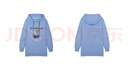 Teenie Weenie小熊女裝春季長(zhǎng)款連帽套頭衛(wèi)衣簡(jiǎn)約休閑通勤時(shí)髦上衣 淺藍(lán)色 L (170) 曬單實(shí)拍圖