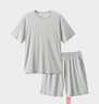 蕉內(nèi)（Bananain）506S男士睡衣夏季莫代爾棉感冰絲涼感短袖家居服七夕情人節(jié)送男友 【圓領(lǐng)短褲】板綠 L 曬單實(shí)拍圖