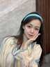 韓姿朵（Hanziduo）七夕禮物雙層紗布棉紗情侶睡衣女春秋款純棉麻長(zhǎng)袖嬰兒棉男家居服 3221女 L 曬單實(shí)拍圖